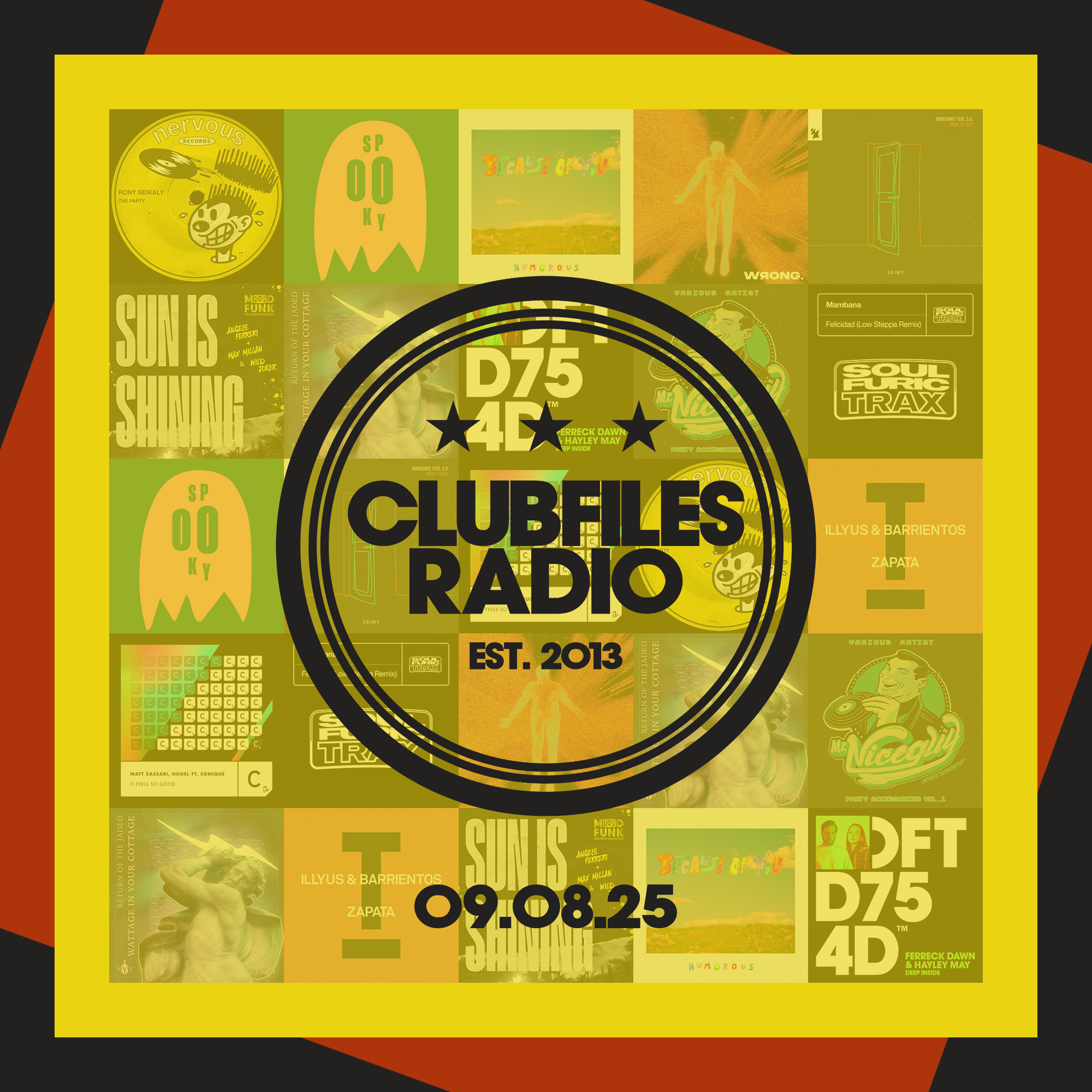 ClubFiles Radio: O9 August 2025 episode artwork